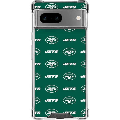 NFL New York Jets Blitz Series Google Pixel 8 Clear Case